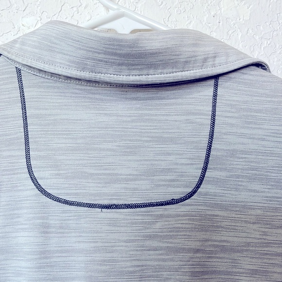 Caribbean Performance Men’s  Size M Gray Polo Golf Athlesure Classic Resort - Picture 4 of 8